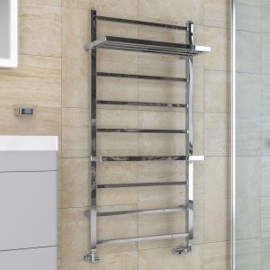 Eastbrook Launton Chrome Towel Rail 1200 x 600mm