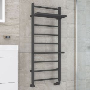 Eastbrook Launton Matt Anthracite Towel Rail 1200 x 500mm