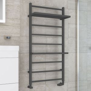 Eastbrook Launton Matt Anthracite Towel Rail 1200 x 600mm