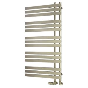 Eastbrook Leonardo Brushed Brass Designer Towel Rail 1200 x 600mm