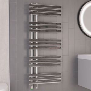 Eastbrook Loddon Dry Element Chrome Electric Towel Rail 1200 x 500mm