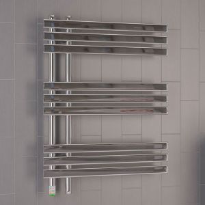 Eastbrook Loddon Dry Element Chrome Electric Towel Rail 800 x 600mm