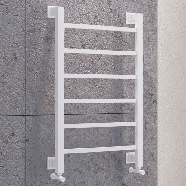 Eastbrook Loxley Matt White Designer Towel Rail 800 x 600mm