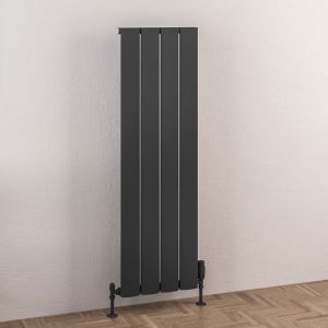 Eastbrook Malmesbury Matt Anthracite Aluminium Designer Radiator 1200 x 375mm