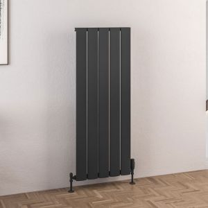 Eastbrook Malmesbury Matt Anthracite Aluminium Designer Radiator 1200 x 470mm