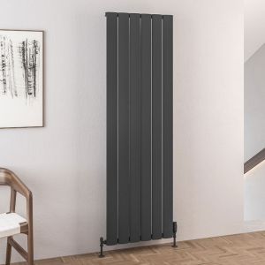 Eastbrook Malmesbury Matt Anthracite Aluminium Designer Radiator 1800 x 565mm