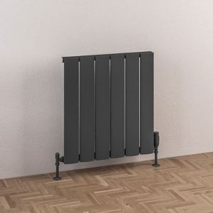 Eastbrook Malmesbury Matt Anthracite Aluminium Designer Radiator 600 x 565mm