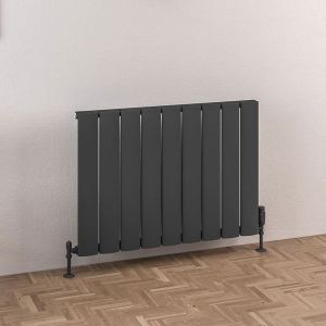 Eastbrook Malmesbury Matt Anthracite Aluminium Designer Radiator 600 x 850mm