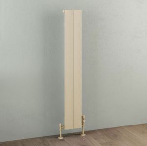 Eastbrook Malmesbury Matt Cappuccino Aluminium Designer Radiator 1200 x 185mm