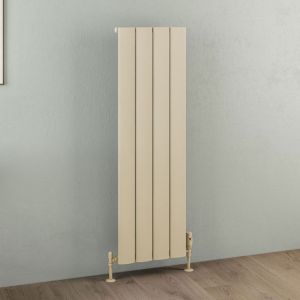 Eastbrook Malmesbury Matt Cappuccino Aluminium Designer Radiator 1200 x 375mm