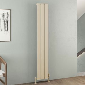 Eastbrook Malmesbury Matt Cappuccino Aluminium Designer Radiator 1800 x 280mm