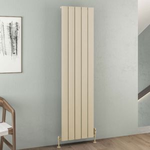 Eastbrook Malmesbury Matt Cappuccino Aluminium Designer Radiator 1800 x 470mm