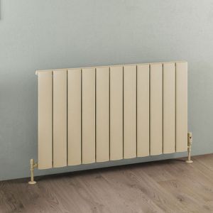 Eastbrook Malmesbury Matt Cappuccino Aluminium Designer Radiator 600 x 1040mm