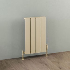 Eastbrook Malmesbury Matt Cappuccino Aluminium Designer Radiator 600 x 375mm