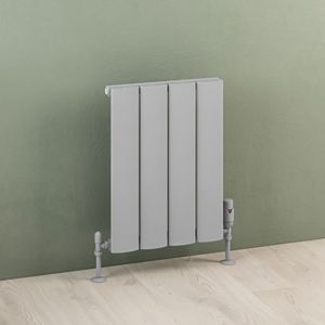 Eastbrook Malmesbury Matt Grey Aluminium Designer Radiator 500 x 375mm