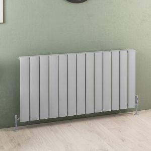 Eastbrook Malmesbury Matt Grey Aluminium Designer Radiator 600 x 1230mm