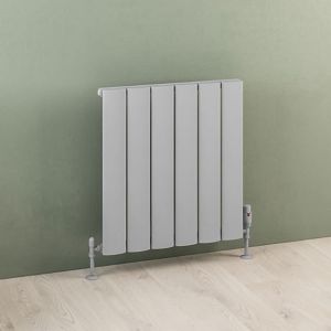 Eastbrook Malmesbury Matt Grey Aluminium Designer Radiator 600 x 565mm