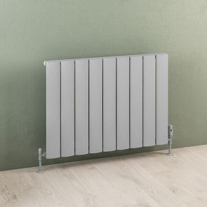 Eastbrook Malmesbury Matt Grey Aluminium Designer Radiator 600 x 850mm