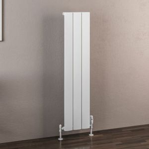 Eastbrook Malmesbury Matt White Aluminium Designer Radiator 1200 x 280mm