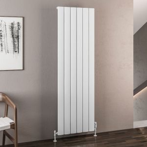 Eastbrook Malmesbury Matt White Aluminium Designer Radiator 1800 x 565mm