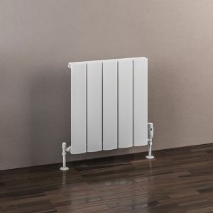 Eastbrook Malmesbury Matt White Aluminium Designer Radiator 500 x 470mm