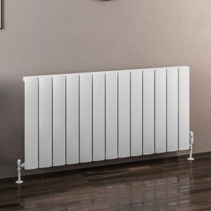 Eastbrook Malmesbury Matt White Aluminium Designer Radiator 600 x 1230mm