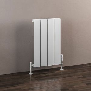 Eastbrook Malmesbury Matt White Aluminium Designer Radiator 600 x 375mm