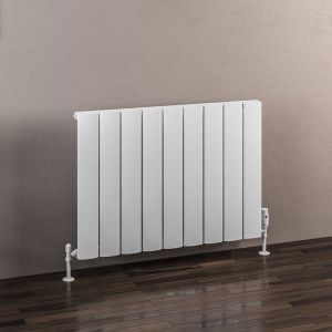 Eastbrook Malmesbury Matt White Aluminium Designer Radiator 600 x 850mm