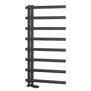 Eastbrook Marlow E Style Matt Anthracite Designer Towel Rail 1150 x 600mm