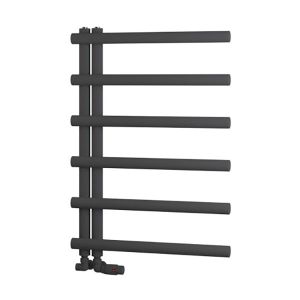 Eastbrook Marlow E Style Matt Anthracite Designer Towel Rail 850 x 600mm