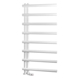 Eastbrook Marlow E Style Matt White Designer Towel Rail 1150 x 600mm