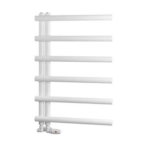 Eastbrook Marlow E Style Matt White Designer Towel Rail 850 x 600mm