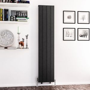 Eastbrook Mersey Matt Anthracite Aluminium Designer Radiator 1800 x 375mm