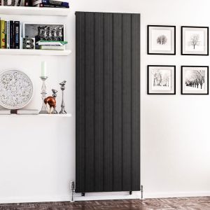 Eastbrook Mersey Matt Anthracite Aluminium Designer Radiator 1800 x 660mm