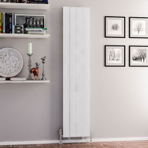 Eastbrook Mersey Matt White Aluminium Designer Radiator 1800 x 375mm