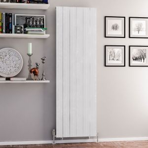 Eastbrook Mersey Matt White Aluminium Designer Radiator 1800 x 565mm