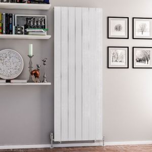 Eastbrook Mersey Matt White Aluminium Designer Radiator 1800 x 660mm