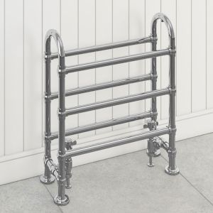 Eastbrook Painswick Chrome Traditional Towel Rail 778 x 686mm