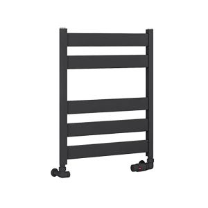 Eastbrook Pelago Matt Anthracite Towel Rail 600 x 500mm