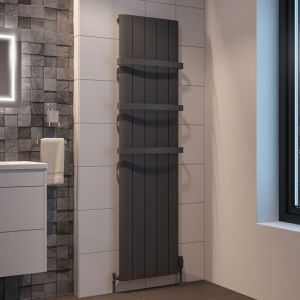 Eastbrook Peretti Matt Anthracite Aluminium Designer Radiator 1800 x 470mm