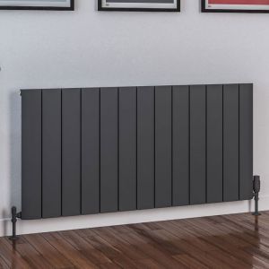 Eastbrook Peretti Matt Anthracite Aluminium Designer Radiator 600 x 1230mm