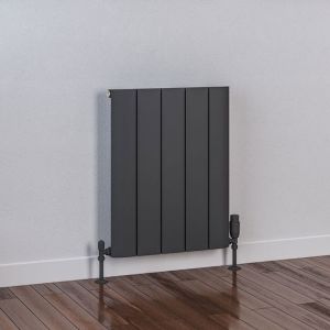 Eastbrook Peretti Matt Anthracite Aluminium Designer Radiator 600 x 470mm