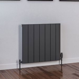 Eastbrook Peretti Matt Anthracite Aluminium Designer Radiator 600 x 660mm