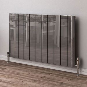 Eastbrook Peretti Polished Aluminium Designer Radiator 600 x 1040mm