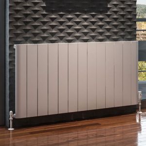 Eastbrook Peretti Matt White Aluminium Designer Radiator 600 x 1230mm