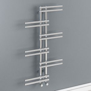 Eastbrook Pesaro Chrome Designer Towel Rail 1005 x 550mm