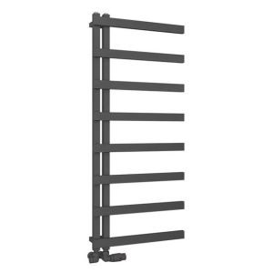 Eastbrook Platani Matt Anthracite Designer Towel Rail 1150 x 500mm