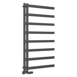 Eastbrook Platani Matt Anthracite Designer Towel Rail 1150 x 600mm