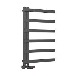 Eastbrook Platani Matt Anthracite Designer Towel Rail 800 x 500mm