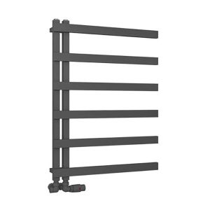 Eastbrook Platani Matt Anthracite Designer Towel Rail 800 x 600mm